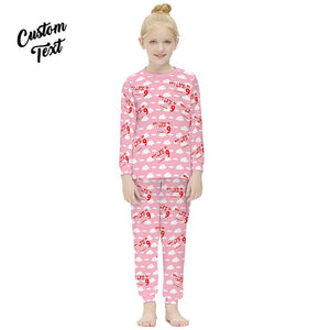 Benutzerdefinierte Langarm-Pyjamas mit Namen und Alter Mädchenanzug Geburtstagsgeschenke – wenn ich aufwache werde ich sein