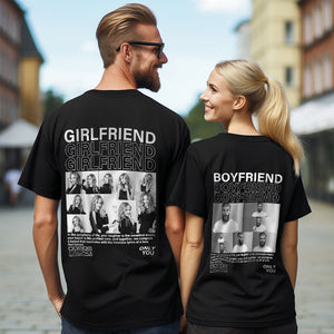 Individuelle Foto-t-shirts, Personalisierte Bilder-t-shirts, Valentinstagsgeschenke Für Paare - DePhotoBoxer