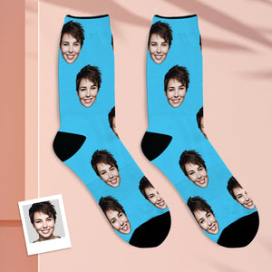 Personalisierte Gesicht Socken Muttertagsgeschenk - Foto Socken