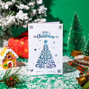 Weihnachts-3d-pop-up-karte, Hohle Weihnachtsgrußkarte - DePhotoBoxer