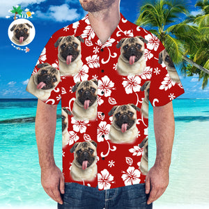 Personalisiertes Hawaiihemd Mit Ehemanngesicht, Personalisiertes Kurzarm-hawaiihemd - DePhotoBoxer