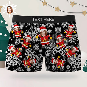 Weihnachts-herren-boxershorts, Individuelle Slips, Geschenk Für Ihn, Lustige Weihnachts-boxershorts - DePhotoBoxer