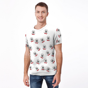 Benutzerdefiniert Ihr Logo Shirt All Over Print T-Shirt Personalisierte Herren T-Shirt