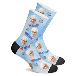Top Dad Personalisierte Gesicht Socken