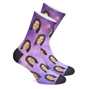 Personalisierte Galaxis Socken