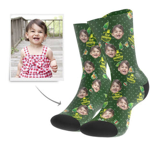 Interessante Geschenkideen Personalisierte Gesicht Socken Bedrucken mit Foto (Tochter)