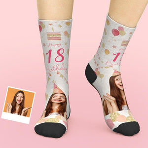 Benutzerdefinierte Gesicht Socken hinzufügen Alter Geburtstagsgeschenk