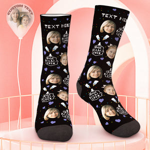 Personalisieren Sie Foto-Socken Beste Geschenke für Mama Muttertagsgeschenke oder Geburtstagsgeschenke für Mama