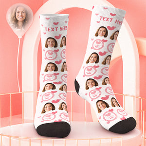 Personalisierte Muttertags-Foto-Socken Benutzerdefinierte Gesichtssocken Die beste Mutter