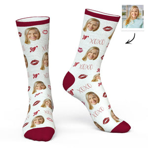 Personalisierte Socken Benutzerdefinierte Fotosocken