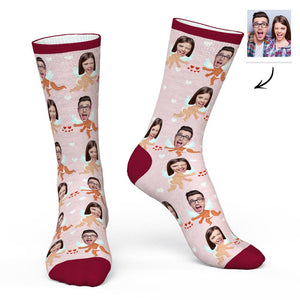 Personalisierte Socken Benutzerdefinierte Fotosocken