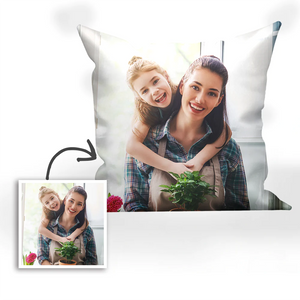 Benutzerdefinierte Familie Foto Kissenbezug Wurf Kissen Muttertag Geschenk 40×40