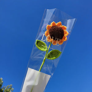 1pc Gehäkelte Blume Handgemachte Gestrickte Blume Geschenk Für Sie - DePhotoBoxer