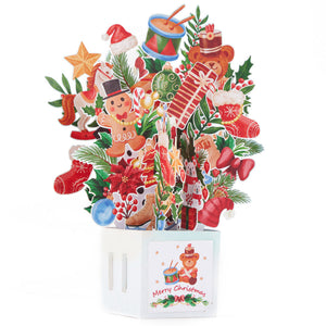 Weihnachts-3d-pop-up-karte, Weihnachtsgeschenk-baumbox-grußkarte - DePhotoBoxer