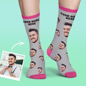 Personalisierte Gesicht Socken - Foto Socken - Meinefotounterwäsche